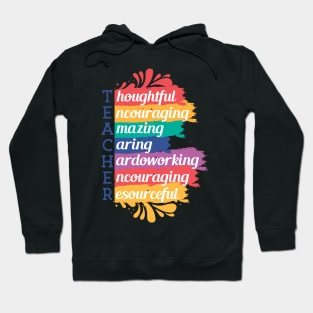 Teacher Watercolor Meaning Hoodie